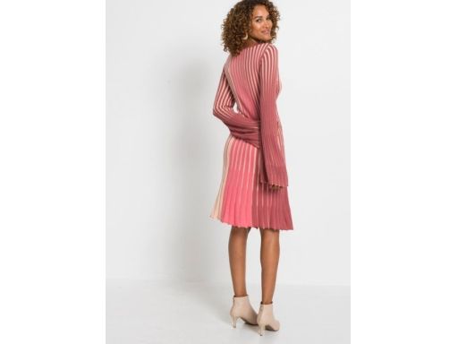 B.P.C sukienka midi plisowana dzianina r.40/42