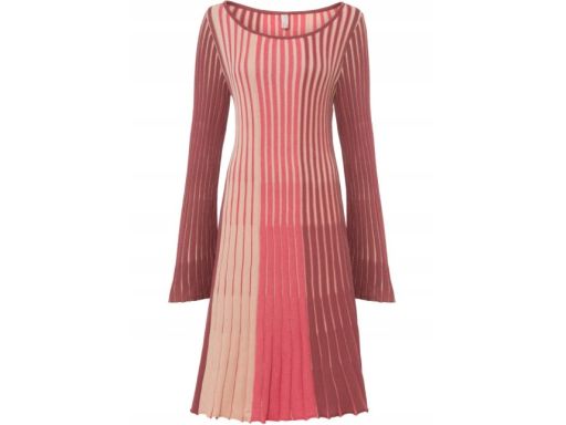 B.P.C sukienka midi plisowana dzianina r.40/42