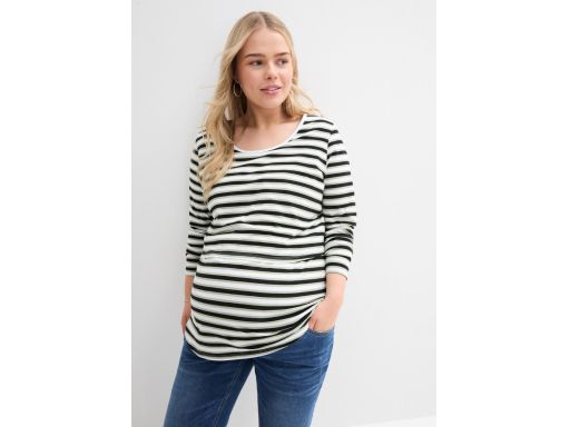 B.P.C bluza ciążowa i do karmienia bawełniana w paski 48/50.
