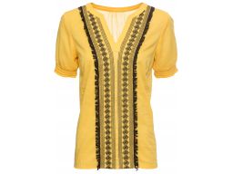 B.P.C bluzka damska żółta boho r.40