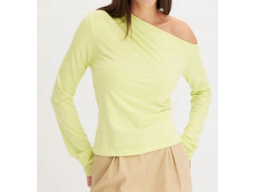 B.P.C bluzka asymetryczna limonkowa ^52/54