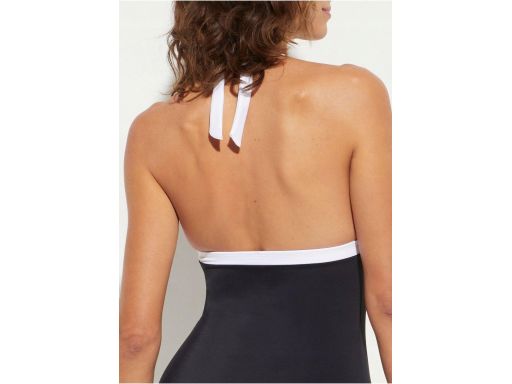 B.P.C kostium jednoczęściowy czarny z białymi detalami ^42