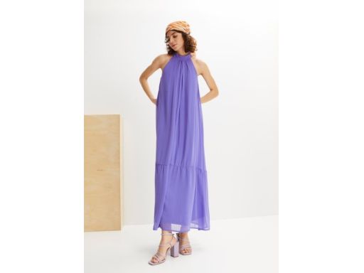 B.P.C sukienka długa niebieski fiolet ^42