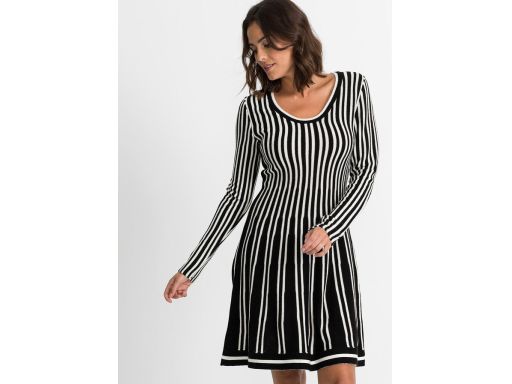 B.P.C dzianinowa sukienka we wzory 44/46.