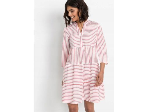B.P.C sukienka tunikowa w paski bawełniana ^42