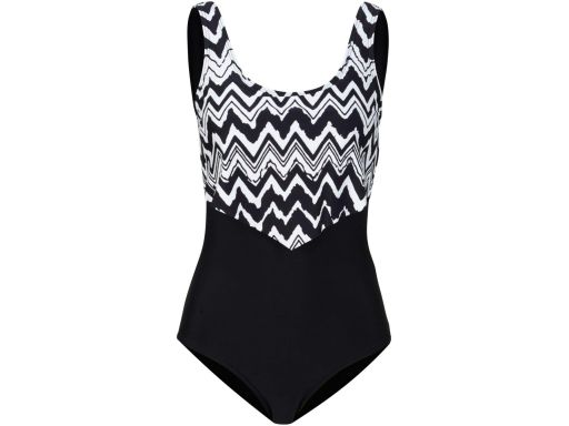 B.P.C kostium jednoczęściowy czarny z falbaną 40