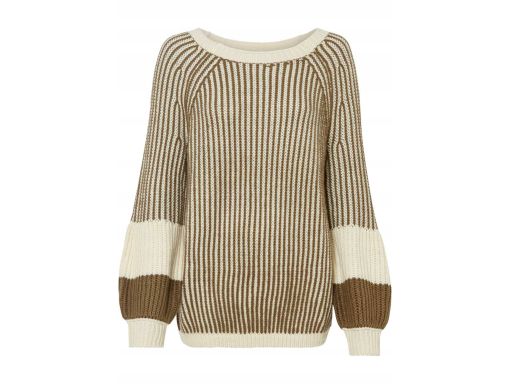 B.P.C sweter w paski luźny damski ^40/42