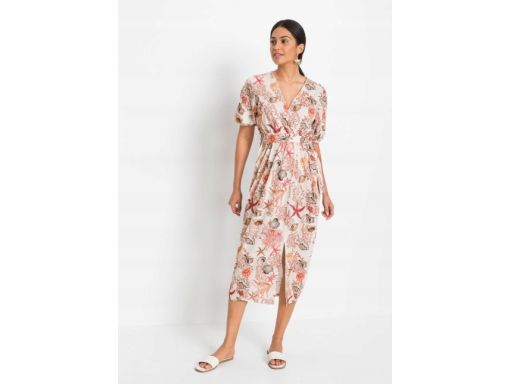 B.P.C modna sukienka midi wzory r.40/42