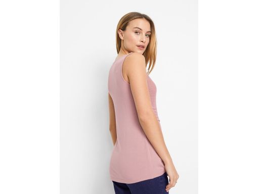 B.P.C top różowy z koronką r.44/46