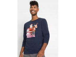 B.P.C bluzka świąteczna bożonarodzeniowa męska 3XL.