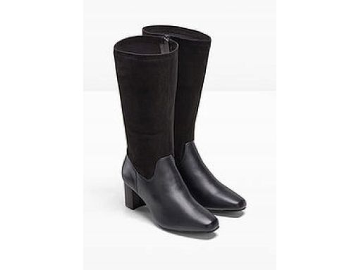 B.P.C kozaki czarne do połowy łydki r.40