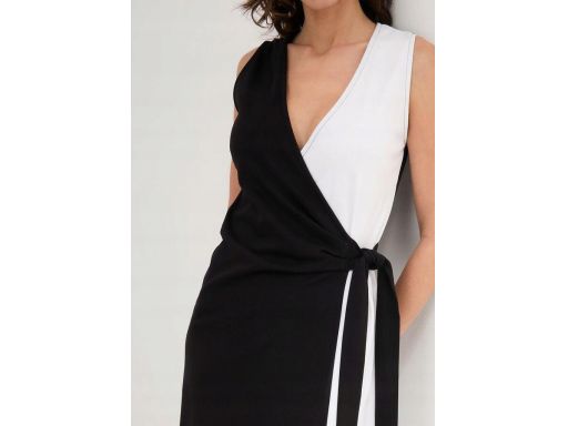 B.P.C sukienka efektowna czarno-biała ^40/42