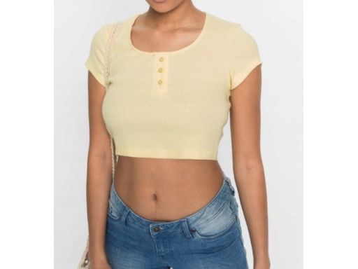 B.P.C Krótka bluzka prążek r.44/46