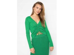 B.P.C sweter z troczkami i marszczeniem r.40/42