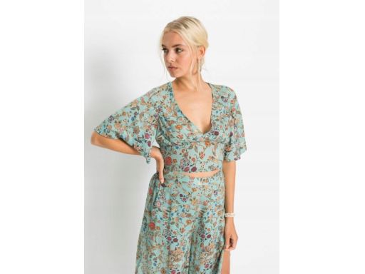 B.P.C bluzka krótka ze wzorem r.50