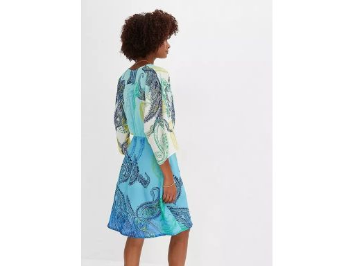 B.P.C. sukienka szyfonowa we wzory 40.