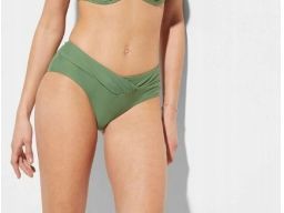 B.P.C figi bikini khaki z modnym wycięciem r.42