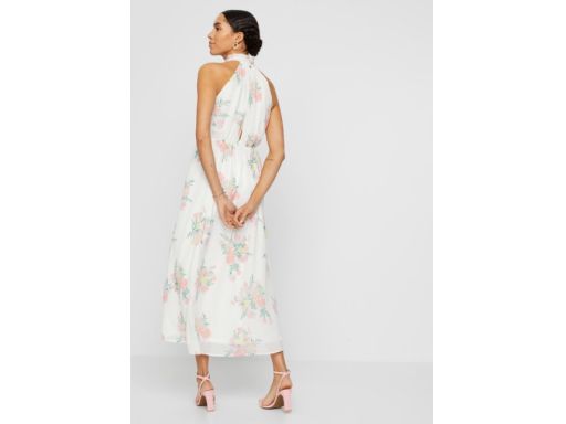 B.P.C długa sukienka szyfon kwiaty ^48