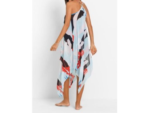 B.P.C sukienka z nadrukiem asymetryczna plażowa 40.