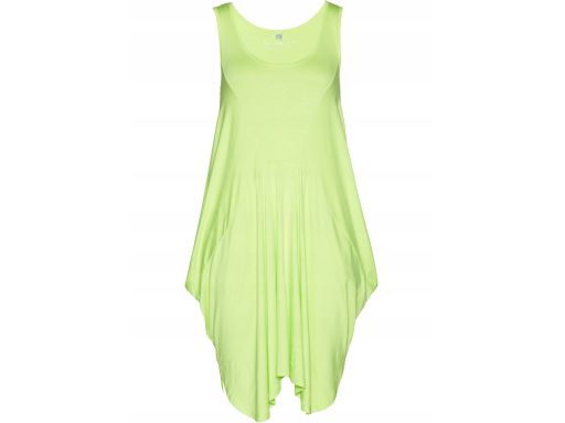 B.P.C długi asymetryczny top zielony r.40/42