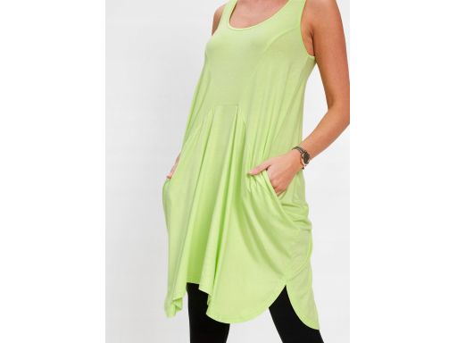 B.P.C długi asymetryczny top zielony r.40/42
