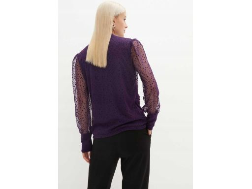B.P.C bluzka siateczkowa fioletowa 40/42.