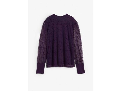 B.P.C bluzka siateczkowa fioletowa 40/42.