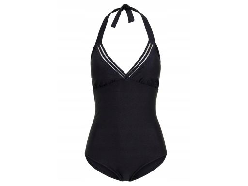 B.P.C czarny kostium kąpielowy z wiązaniem 38.
