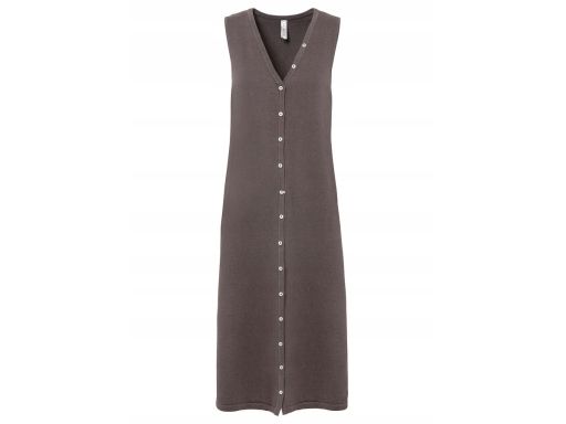 B.P.C długa rozpinana kamizelka grafit 32/34.