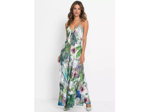 B.P.C sukienka długa we wzory z cekinami r.36/38