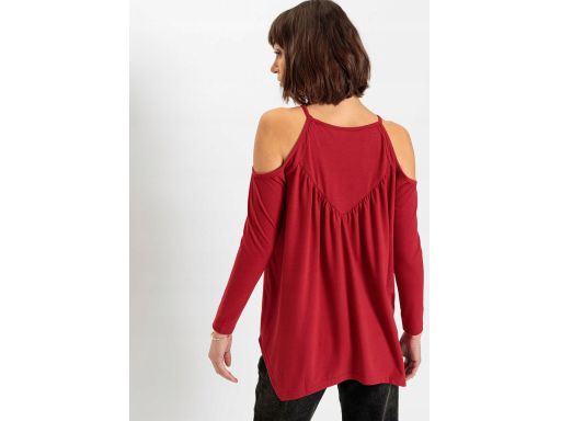 B.P.C bluzka bordowa asymetryczna r.40/42