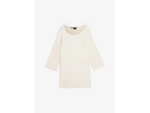 B.P.C dłuższa bluzka wiskozowa beżowa ^48/50