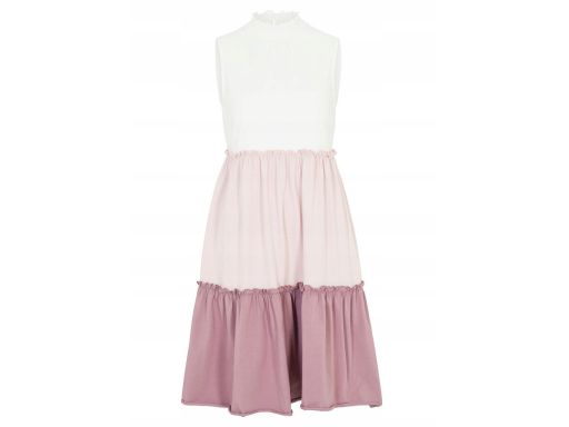 B.P.C bawełniana letnia sukienka ze stójką ^48/50