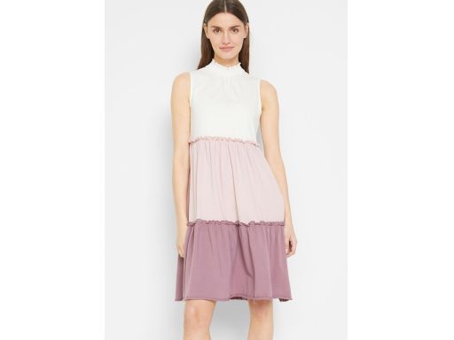 B.P.C bawełniana letnia sukienka ze stójką ^48/50