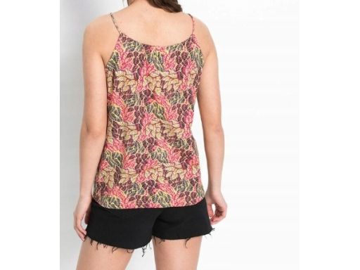 B.P.C bluzka letnia na ramiączka top wzór liście r.36/38