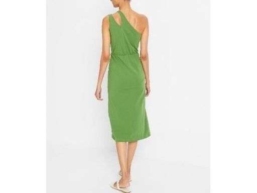 B.P.C zielona sukienka asymetryczna sexi 44/46.