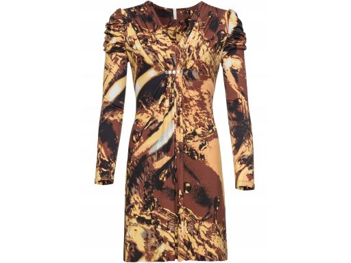 B.P.C Sukienka marszczona wielokolorowa *48/50