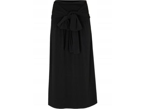 B.P.C 2w1 sukienko-spódnica czarna z wiązaniem 40/42.