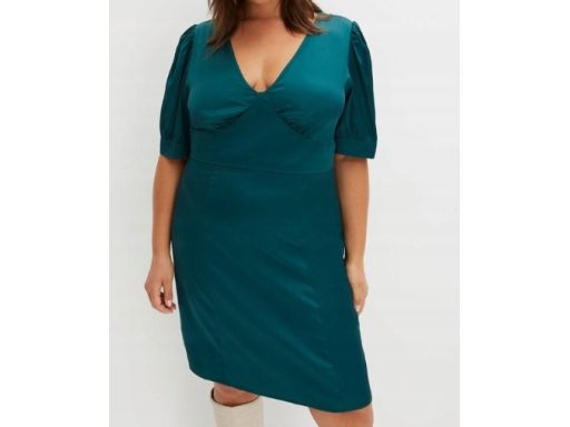 B.P.C sukienka satynowa zielona ^36