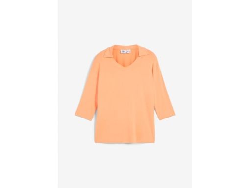 B.P.C bluzka pomarańczowa z kołnierzykiem 40/42.