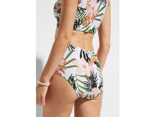 B.P.C bikini z kolorowym wzorem bustier z figami z wysokim stanem 44.