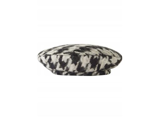 B.P.C beret szaro-czarny w pepitkę.