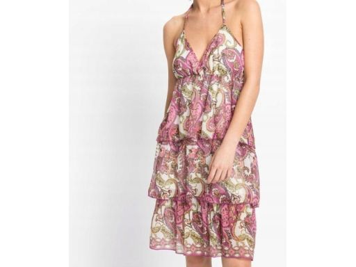 B.P.C letnia sukienka z falbankami 42.