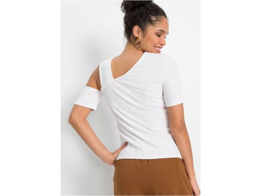 B.P.C bluzka prążkowana biała ^44/46