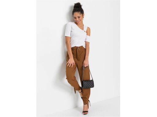 B.P.C bluzka prążkowana biała ^44/46