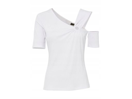 B.P.C bluzka prążkowana biała ^44/46