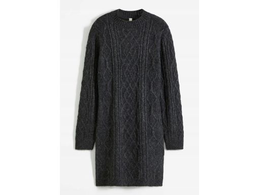 B.P.C sukienka ołówkowa dzianinowa szara r.36/38