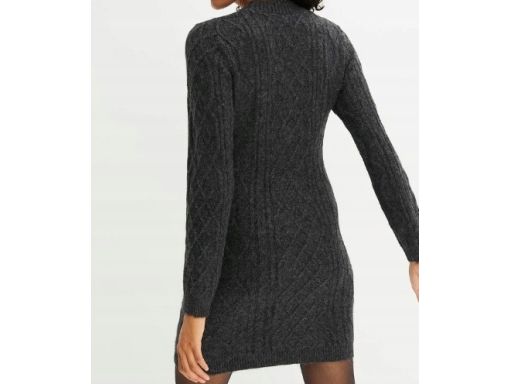 B.P.C sukienka ołówkowa dzianinowa szara r.36/38