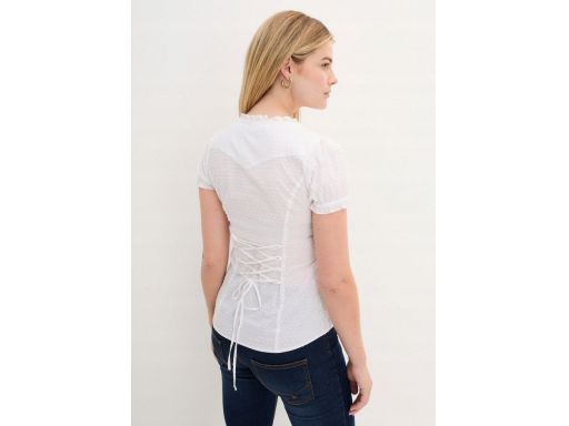 B.P.C bluzka w stylu ludowym biała ^46