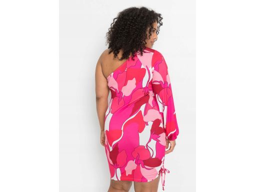 B.P.C sukienka na jedno ramię różowa ^40/42